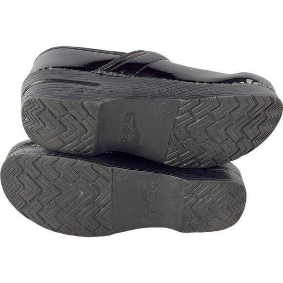 Dansko Women's Professional Petrol Patent Leather Clog Size 37 - Picture 9 of 10